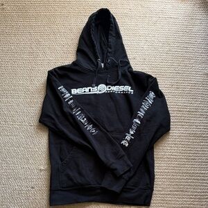 Men's Black Pullover Hoodie